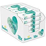 Pampers Aqua Pure Feuchttücher, 18 Packungen (18 x 48 Stück)