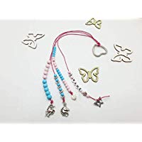 Rechenkette Mädchen, Rechenkette rosa türkis, Rechenkette Name, Geschenk Einschulung, Schulanfang Geschenk, Zählschnur
