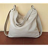 Lederrucksack damen Elfenbein italienische