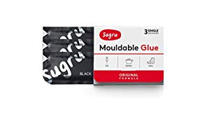 sugru, Formbarer Kleber SBLK3, 3 Stück, Schwarz, Kabelisolierung