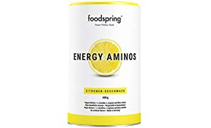 foodspring Energy Aminos, 400g, Zitrone, Cleaner Pre-Workout Booster mit pflanzlichen BCAAs ohne Chemiekeule, Hergestellt in zertifizierten Produktionen in Deutschland