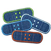 Hosenpflaster Jeansflicken 4er Set Bügelflicken für Kinder/Erwachsene Patch zum aufbügeln