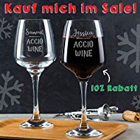 Personalisiertes Harry Potter Weinglas, Harry Potter Geschenke, Valentinstag Geschenk für sie, Accio Wein, Wein Geschenk lustig