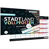 DENKRIESEN Stadt Land Vollpfosten - Junior Edition, Stadt-Land-Fluss neu aufgelegt für Kinder und Jugendliche (Spielblock im Din A4-Format)