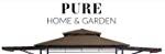 Pure Home & Garden Ersatzdach für Grill Pavillon San Lorenzo, ca. 120 x 250 cm, wasserabweisend mit UV-Schutz 40 Plus