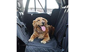 Hundedecke Auto für Rückbank Autoschondecke Wasserdicht Waschbar Rutschfest Universal Größe mit Seitenklappen Sicherheitsgurt Für Autos Trucks Van und SUV