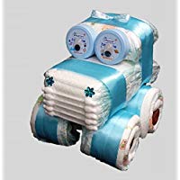 Windel Auto,Windelauto,Windeltorte, Pampers Gr.3, Baby Geburt, Geschenk zum Taufe, Babyparty Junge