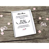 Hochzeit Geschenk Brautmutter mit Text - Stofftaschentuch für Freudentränen