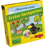 Haba 4655 - Meine ersten Spiele Erster Obstgarten, unterhaltsames Brettspiel rund um Farben und Formen ab 2 Jahren, Holzspielzeug und Lernspiel, der Spieleklassiker für kleine Kinder