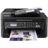 Epson WorkForce WF-2630WF Tintenstrahl-Multifunktionsgerät, Drucker
(Scannen, Kopieren, Fax, WiFi, WiFi Direct, USB, Einzelpatronen, DIN A4) schwarz