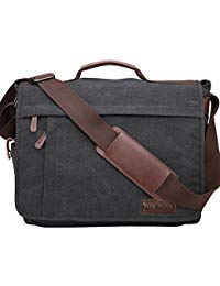 Umhängetaschen Herren Schultertasche Laptoptasche von SUPA MODERN®, 14-17 Zoll Laptop Tasche Messenger Bag Arbeitstaschen Businesstasche Ordner Arbeit Uni Reise Sport Schulranzen