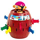 TOMY Kinderspiel "Pop Up Pirate" - hochwertiges Aktionsspiel für die ganze Familie - Piratenspiel verfeinert die Geschicklichkeit Ihres Kindes - ab 4 Jahre