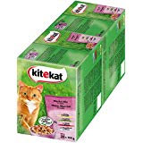 Kitekat Katzenfutter Markt-Mix in Gelee, 48 Beutel (2 x 24 x 100 g)