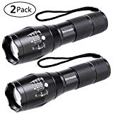 LED Taschenlampe, Binwo Tragbarer Zoombar Superhelle 2000 Lumen CREE LED Taschenlampe, 5 Modis Einstellbar, Wasserdicht Taschenlampen für Outdoor Sports