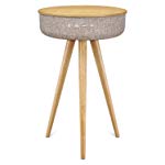 Victrola Holz Couchtisch Bluetooth Lautsprecher - Grau