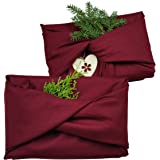 Nastami Geschenktücher 5er Set weinrot Geschenke verpacken nachhalti