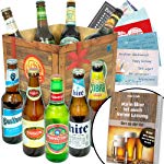 BIERE DER Welt Geschenk Box für Männer + gratis Bierbuch