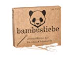 ✮ bambusliebe ✮ 3er Pack Bambus Wattestäbchen ♻ für Kinder & Erwachsene ♻ Bambusstäbchen & flauschige Baumwolle...