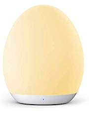VAVA LED Nachtlicht für Kinder Wiederaufladbare USB Silikon Kinder Lampe Touch Control, dimmbar mit Warm-Licht Farbwechsel Modi für Kleinkinder 1h Timer Speicherfunktion