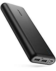 Anker PowerCore 20100mAh Externer Akku, kompakt Powerbank, hohe Kapazität 2-Port 4,8 A Output Ladegerät mit PowerIQ Technologie für iPhone, iPad, Samsung Galaxy und viele mehr (in Schwarz/Matt)