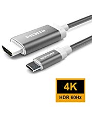 TUPower K60 USB-C auf HDMI-Kabel 4k mit 60Hz 1,8m 2160P: unterstützt Apple MacBook Pro Samsung Dex Kabel Huawei PC Modus UHD TV Adapter