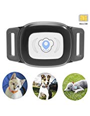 Mini gps hund cat tracker locator für £ haustiere wasserdicht ip67 echtzeit aktivitätsmonitor agps £ sms positionierung tracking gerät mit kragen enthalten sim karte (blau)