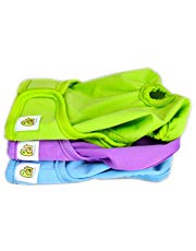 [Weitere 50% Rabatt] Pet Magasin Waschbare Hundewindeln (3-er Packung) - robuste & wiederverwendbare Wickelwindeln für Hunde mit hoher Saugfähigkeit für männliche und weibliche Haustiere, Hunde, Welpen (Solide, L)