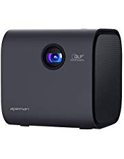 Beamer APEMAN Mini Beamer 3800 Lumen 1080P Full HD Unterstützt Aktualisierte Tragbar Projektor LED 45000 Stunden Heimkino Sport HDMI/TF/USB TV Box/Chromecast iOS/Android Handybeamer Mehrweg