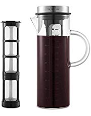 SILBERTHAL Kaffeebereiter - Cold Brew Coffee Maker für kaltgebrühten Kaffee oder Tee - 1.3l