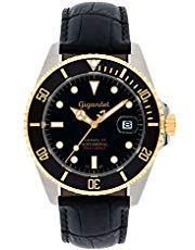Gigandet Herrenuhr Analog Automatik mit Lederarmband Sea Ground G2-018