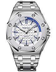 BY BENYAR - Herrenuhr aus Edelstahl | Quarzwerk | Fashion Business Watch | 30M wasserdicht und Kratzfest Anlass