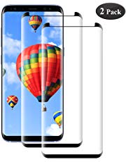 Seomusen Panzerglas Schutzfolie kompatibel mit Samsung Galaxy S8 [2 Stück], [9H Härte][ Anti-Kratzen] [Anti-Fingerabdruck] [Anti-Öl][HD Ultra Klar], Displayschutzfolie für Samsung Galaxy S8