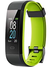 YAMAY Fitness Tracker,Smartwatch Wasserdicht IP68 Fitness Armband mit Pulsmesser 0,96 Zoll Farbbildschirm Aktivitätstracker Pulsuhren Schrittzähler Uhr Smart Watch Fitness Uhr für Damen Herren