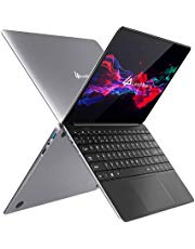 LincPlus P1 13,3 Zoll Full HD Ultrabook Laptop Windows 10, Intel Celeron N4000 4GB RAM 32GB eMMC aufrüstbar mit bis zu 512GB SSD lüfterlos kompakter Aluminium Notebook mit QWERTZ Tastaturlayout