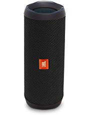 JBL Flip 4 Bluetooth Box in Schwarz – Wasserdichter, tragbarer Lautsprecher mit Freisprechfunktion & Sprachassistent – Bis zu 12 Stunden Wireless Streaming mit nur einer Akku-Ladung