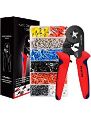 Preciva Crimpzangen Aderendhülsen Set, Aderendhülsenzange mit 1200 stück Aderendhülsen Tool Kit 0,25-10,00 qmm