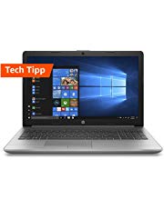 HP 250 G7 (15,6 Zoll / HD) Business Laptop (Intel Pentium 4417U, 8GB DDR4 RAM, 1TB HDD, 128GB SSD, Intel HD Grafik 610, Windows 10 Home) Silber