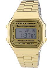 Casio Unisex Erwachsene Digital Quarz Uhr mit Edelstahl Armband