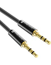 Syncwire Aux Kabel 3.5mm Audio Kabel - 1m Klinkenkabel für Kopfhörer, Apple iPhone iPod iPad, Echo Dot, Heim/KFZ Stereoanlagen, Smartphones, MP3 Player und Mehr - Nylon