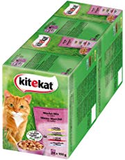 Kitekat Katzenfutter Markt-Mix in Gelee, 48 Beutel (2 x 24 x 100 g)