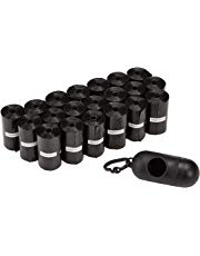 AmazonBasics Hundekotbeutel mit Beutelspender und Leinenclip