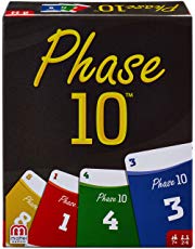 Mattel Games FPW38 - Phase 10 Kartenspiel, geeignet für 2 - 6 Spieler, Spieldauer ca. 60 - 90 Minuten, Gesellschaftsspiele und Kartenspiele ab 7 Jahren