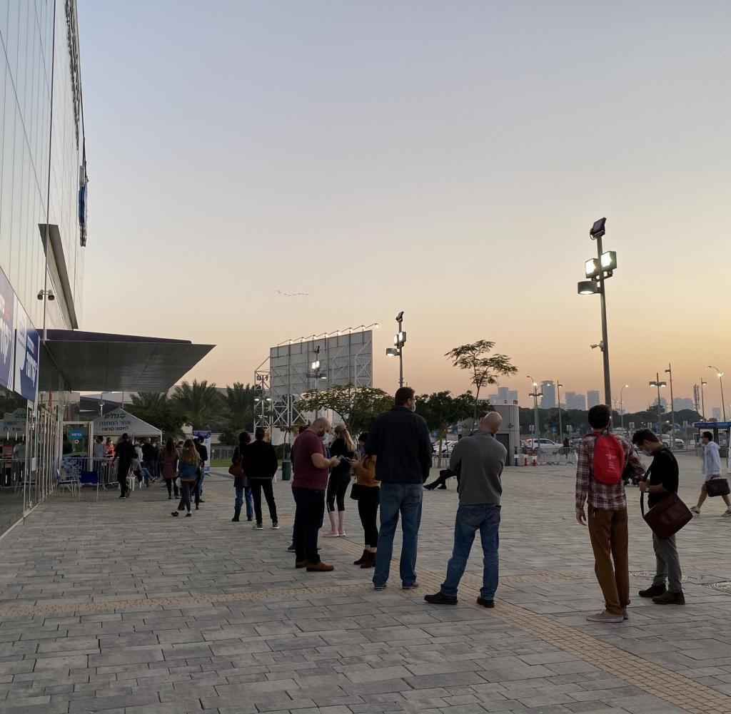 Christine Kensche Impfzentrum Israel