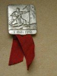 1. Mai-Abzeichen 1908 - 8-Stunden-Tag