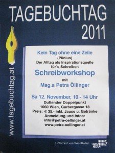Plakat vom Tagebuchtag 2011