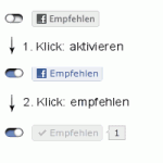 zweiklick-funktion für facebook, twitter und google+