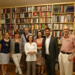 Bezirksvorsteher Rumelhart und das Team des Wiener Bücherschmaus