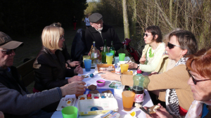 Beim Picknick