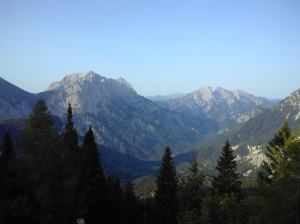 Morgenblick von der Ennstalerhütte
