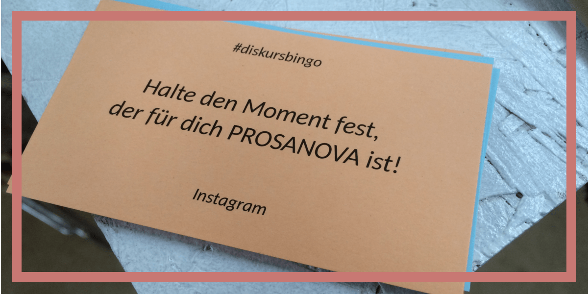 Instagram Aufgabe des Diskursbingos